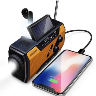 Radio emergência energia solar