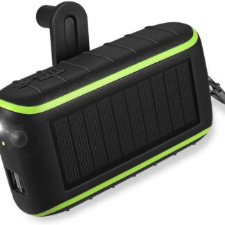 Carregador Solar e Dínamo 10.000 mAh