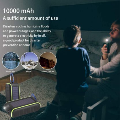 Carregador Solar e Dínamo 10.000 mAh - Imagen 3